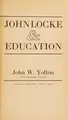 Cover image for John Locke & education