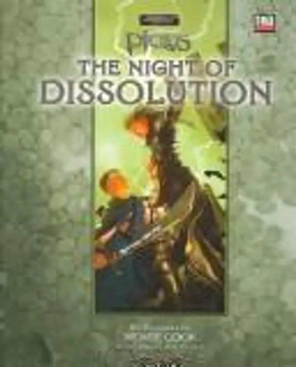 Ptolus The Night of Dissolution (Malhavoc) cover