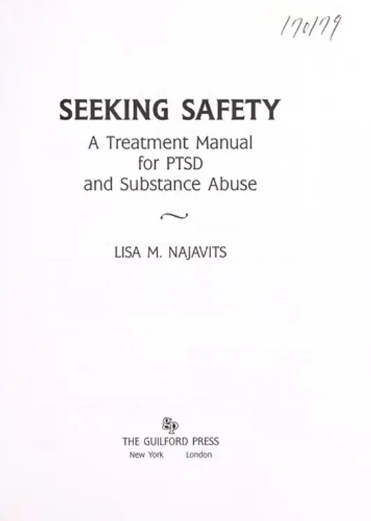 Seeking safety: a treatment manual for PTSD cover