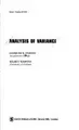 Cover image for Analysis of Variance (Sage Policy Paper)