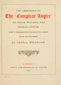 Cover image for The chronicle of the "Complete angler" of Izaak Walton and Charles Cotton