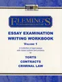 Cover image for Fundamentals of Law Essay Examination Writing Workbook - Vol. 1
