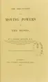 Cover image for The philosophy of the moving powers of the blood