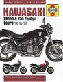 Cover image for Kawasaki ZR550 & 750 Zephyr fours service and repair manual