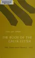 Cover image for The form and function of the body of the Greek letter
