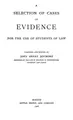 Cover image for A selection of cases on evidence