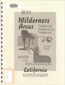 Cover image for BLM wilderness areas : national parks and preserve