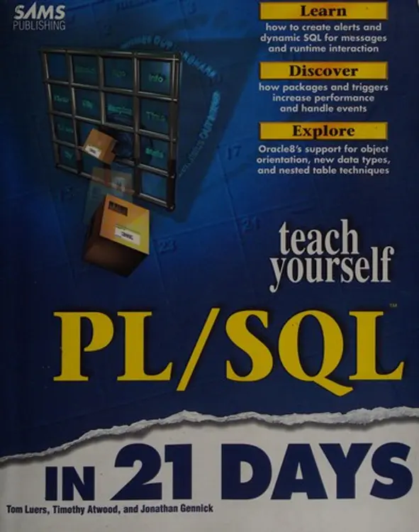 Teach Yourself PL/ SQL in 21 Days cover