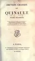 Cover image for Oeuvres choisies.
