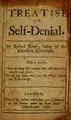 Cover image for A treatise of self-denial