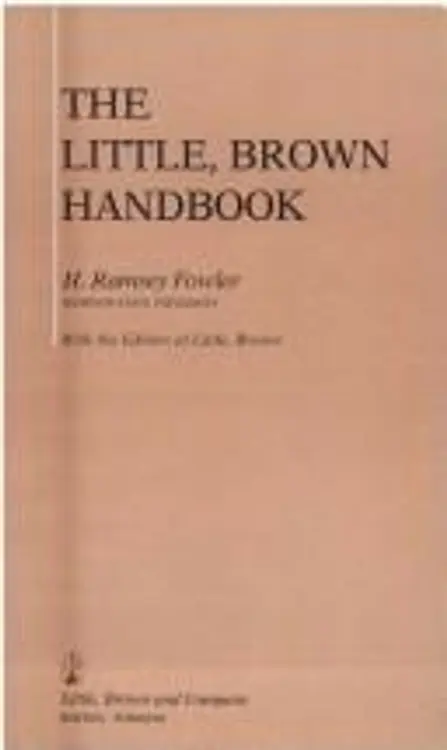 The Little, Brown handbook cover
