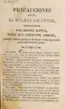 Cover image for Precauciones contra el cólera asiático