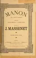 Cover image for Manon
