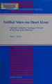 Cover image for Neither voice nor heart alone