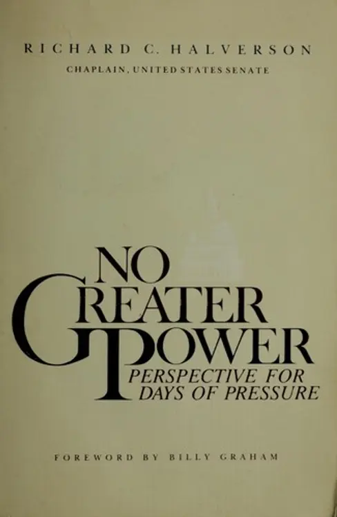 No greater power: perspective for days of pressure cover