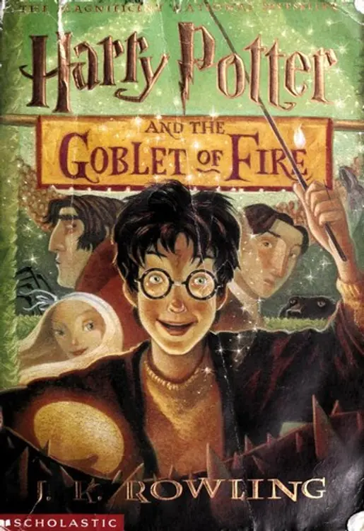 Harry Potter and the Goblet of Fire. By deals JK Rowling. First American Edition, First Printing. Scholastic, 2000.