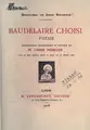Cover image for Baudelaire choisi