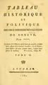Cover image for Tableau historique et politique des deux dernieres révolutions de Genève