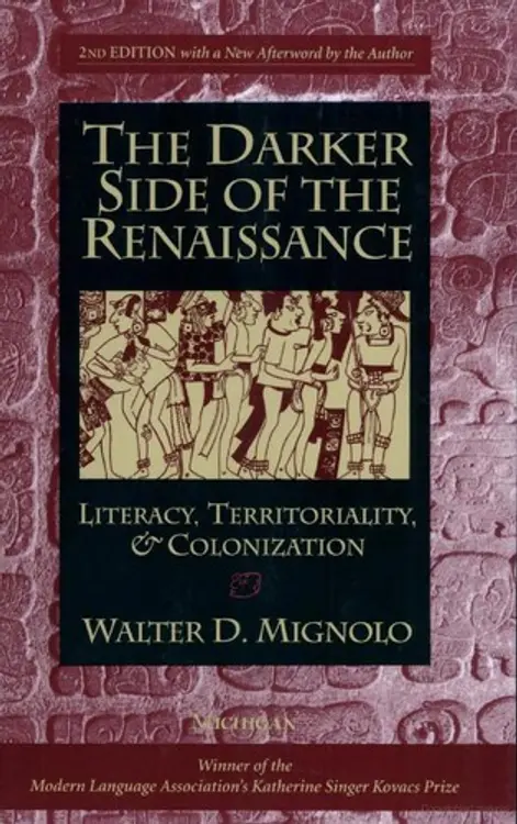 The darker side of the Renaissance: literacy, territoriality, and colonization cover