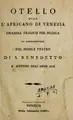 Cover image for Otello