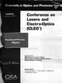 Cover image for Conference on Lasers and Electro-Optics (Cleo)