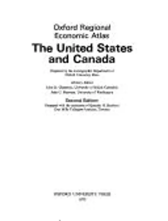 The United States and Canada cover