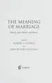 Cover image for The meaning of marriage