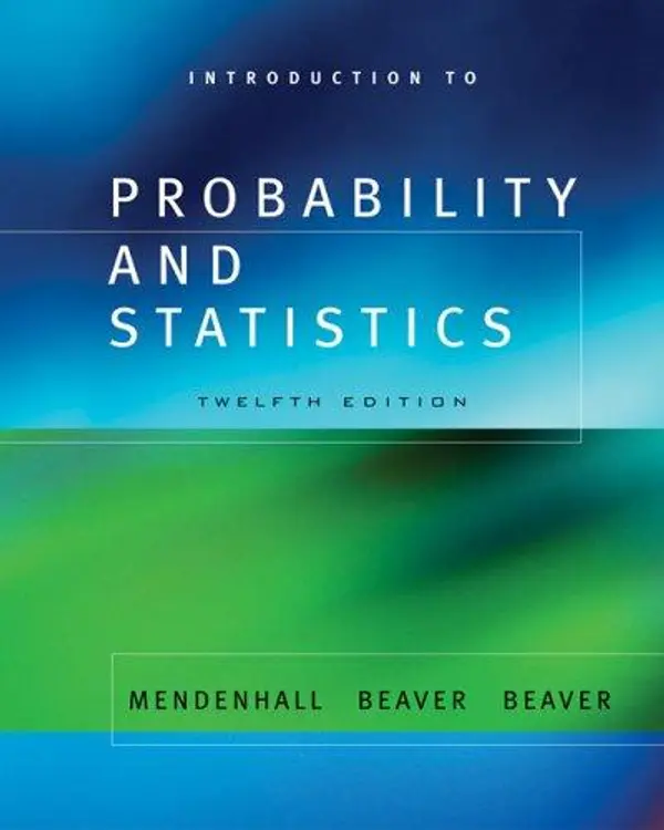 Introduction to probability and statistics. cover