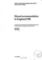 Cover image for Shared accommodation in England 1990
