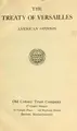 Cover image for The treaty of Versailles, American opinion.