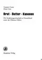 Cover image for Brot, Butter, Kanonen