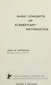 Cover image for Basic concepts of elementary mathematics