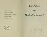 Cover image for The Novels of Dashiell Hammett