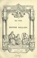 Cover image for The book of British ballads