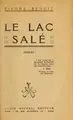 Cover image for Le lac salé