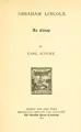Cover image for Abraham Lincoln