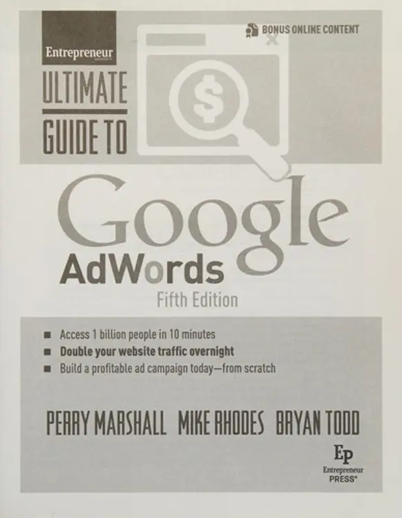 Ultimate guide to Google AdWords cover