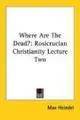 Cover image for Where Are The Dead?