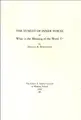 Cover image for The Tumult of Inner Voices or What Is the Meaning of the Word 'I'? (Grace A. Tanner Lecture in Human Values, 1982)