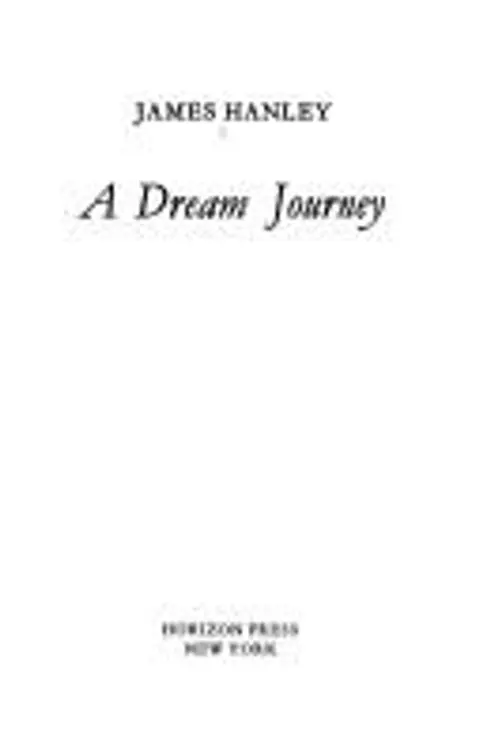 A dream journey cover