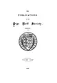 Cover image for The Publications of the Pipe Roll Society