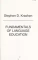 Cover image for Fundamentals of language education