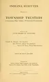 Cover image for Indiana statutes relating to township trustees concerning their duties, powers and prohibitions