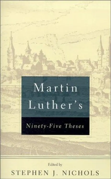 Martin Luther's 95 Theses cover