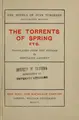 Cover image for The torrents of spring, etc