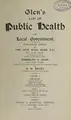 Cover image for Glen's law of public health and local government.