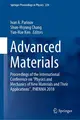 Cover image for Advanced Materials
