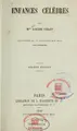 Cover image for Enfances célèbres
