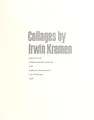 Cover image for Collages by Irwin Kremen.