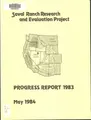 Cover image for Saval Ranch Research and Evaluation Project